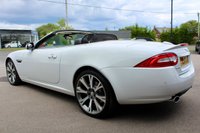 PRE-OWNED 2014 14 JAGUAR XK 5.0 PORTFOLIO 2d 380 BHP Polaris White, Full Black Leather Interior, 20" Orona Alloys (&pound;1025 option), Piano Black Veneer, 3 Spoke Heated Sports Steering Wheel (&pound;500 option), Bowers & Wilkins Audio System, Parking Camera, Electric Folding Mirrors, Heated and Cooled Seats, Heated Front Screen, Wind Deflector, Auto Headlights, Satellite Navigation, Bluetooth Phone, System, DAB Radio, Cruise Control, Keyless Entry, Suede Headlining, LED Taillights, LED Running Lights With Xenon Headlights, Rain Sensing Wipers, 16 Way Electr