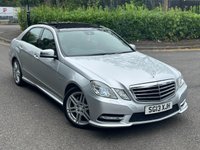 USED 2013 13 MERCEDES-BENZ E-CLASS 2.1 E250 CDI BLUEEFFICIENCY SPORT 4d 204 BHP 