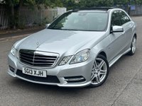 USED 2013 13 MERCEDES-BENZ E-CLASS 2.1 E250 CDI BLUEEFFICIENCY SPORT 4d 204 BHP 