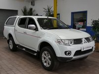 USED 2013 13 MITSUBISHI L200 2.5 DI-D 4X4 BARBARIAN LB DCB 175 BHP SAT NAV LEATHER RADIO CD REAR VIEW CAMERA TRUCKMAN TOP LOAD LINER TOW BAR 2 OWNERS FROM NEW SERVICE HISTORY