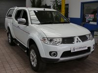 USED 2013 13 MITSUBISHI L200 2.5 DI-D 4X4 BARBARIAN LB DCB 175 BHP SAT NAV LEATHER RADIO CD REAR VIEW CAMERA TRUCKMAN TOP LOAD LINER TOW BAR 2 OWNERS FROM NEW SERVICE HISTORY