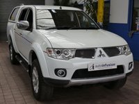 USED 2013 13 MITSUBISHI L200 2.5 DI-D 4X4 BARBARIAN LB DCB 175 BHP SAT NAV LEATHER RADIO CD REAR VIEW CAMERA TRUCKMAN TOP LOAD LINER TOW BAR 2 OWNERS FROM NEW SERVICE HISTORY
