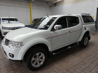 USED 2013 13 MITSUBISHI L200 2.5 DI-D 4X4 BARBARIAN LB DCB 175 BHP SAT NAV LEATHER RADIO CD REAR VIEW CAMERA TRUCKMAN TOP LOAD LINER TOW BAR 2 OWNERS FROM NEW SERVICE HISTORY