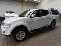 USED 2013 13 MITSUBISHI L200 2.5 DI-D 4X4 BARBARIAN LB DCB 175 BHP SAT NAV LEATHER RADIO CD REAR VIEW CAMERA TRUCKMAN TOP LOAD LINER TOW BAR 2 OWNERS FROM NEW SERVICE HISTORY