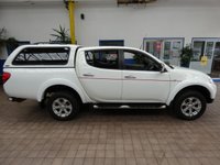 USED 2013 13 MITSUBISHI L200 2.5 DI-D 4X4 BARBARIAN LB DCB 175 BHP SAT NAV LEATHER RADIO CD REAR VIEW CAMERA TRUCKMAN TOP LOAD LINER TOW BAR 2 OWNERS FROM NEW SERVICE HISTORY