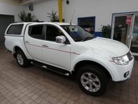 USED 2013 13 MITSUBISHI L200 2.5 DI-D 4X4 BARBARIAN LB DCB 175 BHP SAT NAV LEATHER RADIO CD REAR VIEW CAMERA TRUCKMAN TOP LOAD LINER TOW BAR 2 OWNERS FROM NEW SERVICE HISTORY