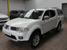 USED 2013 13 MITSUBISHI L200 2.5 DI-D 4X4 BARBARIAN LB DCB 175 BHP SAT NAV LEATHER RADIO CD REAR VIEW CAMERA TRUCKMAN TOP LOAD LINER TOW BAR 2 OWNERS FROM NEW SERVICE HISTORY