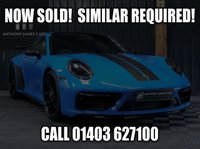 USED 2022 22 PORSCHE 911 3.0 CARRERA GTS 2d 474 BHP AERO KIT, EXTERIOR PACK IN GLOSS BLACK, PANORAMIC GLASS ROOF, CARBON AND CLOSS BLACK MIRRORS, REVERSE CAMERA, SPORTS EXHAUST, BURMESTER AUDIO AND MORE!!