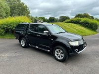 USED 2012 12 MITSUBISHI L200 2.5 DI-D 4X4 WARRIOR LB DCB 175 BHP Body Colour Canopy, Tow pack