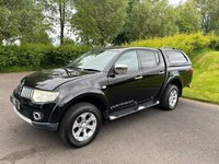 USED 2012 12 MITSUBISHI L200 2.5 DI-D 4X4 WARRIOR LB DCB 175 BHP Body Colour Canopy, Tow pack