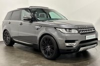 USED 2017 17 LAND ROVER RANGE ROVER SPORT 3.0 SDV6 HSE 5d 306 BHP Striking Corris Grey, Full Ebony Leather,Sliding Panoramic Glass Roof