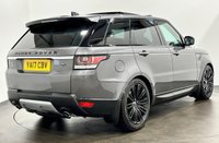 USED 2017 17 LAND ROVER RANGE ROVER SPORT 3.0 SDV6 HSE 5d 306 BHP Striking Corris Grey, Full Ebony Leather,Sliding Panoramic Glass Roof