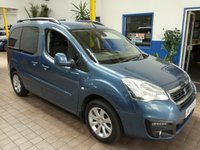 USED 2016 16 PEUGEOT PARTNER 1.6 BLUE HDI S/S TEPEE ALLURE 5d 120 BHP EXCELLENT EXAMPLE &pound;35 ROAD TAX LOW MILEAGE 2 OWNERS 10 SERVICES TO 43K MILES AIR CON DAB RADIO APPLE CARPLAY MIRRORLINK REAR VIEW CAMERA FRONT AND REAR PARKING SENSORS