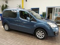 USED 2016 16 PEUGEOT PARTNER 1.6 BLUE HDI S/S TEPEE ALLURE 5d 120 BHP EXCELLENT EXAMPLE &pound;35 ROAD TAX LOW MILEAGE 2 OWNERS 10 SERVICES TO 43K MILES AIR CON DAB RADIO APPLE CARPLAY MIRRORLINK REAR VIEW CAMERA FRONT AND REAR PARKING SENSORS