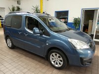 USED 2016 16 PEUGEOT PARTNER 1.6 BLUE HDI S/S TEPEE ALLURE 5d 120 BHP EXCELLENT EXAMPLE &pound;35 ROAD TAX LOW MILEAGE 2 OWNERS 10 SERVICES TO 43K MILES AIR CON DAB RADIO APPLE CARPLAY MIRRORLINK REAR VIEW CAMERA FRONT AND REAR PARKING SENSORS