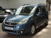 USED 2016 16 PEUGEOT PARTNER 1.6 BLUE HDI S/S TEPEE ALLURE 5d 120 BHP EXCELLENT EXAMPLE &pound;35 ROAD TAX LOW MILEAGE 2 OWNERS 10 SERVICES TO 43K MILES AIR CON DAB RADIO APPLE CARPLAY MIRRORLINK REAR VIEW CAMERA FRONT AND REAR PARKING SENSORS