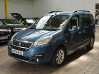USED 2016 16 PEUGEOT PARTNER 1.6 BLUE HDI S/S TEPEE ALLURE 5d 120 BHP EXCELLENT EXAMPLE &pound;35 ROAD TAX LOW MILEAGE 2 OWNERS 10 SERVICES TO 43K MILES AIR CON DAB RADIO APPLE CARPLAY MIRRORLINK REAR VIEW CAMERA FRONT AND REAR PARKING SENSORS