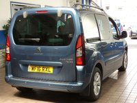 USED 2016 16 PEUGEOT PARTNER 1.6 BLUE HDI S/S TEPEE ALLURE 5d 120 BHP EXCELLENT EXAMPLE &pound;35 ROAD TAX LOW MILEAGE 2 OWNERS 10 SERVICES TO 43K MILES AIR CON DAB RADIO APPLE CARPLAY MIRRORLINK REAR VIEW CAMERA FRONT AND REAR PARKING SENSORS