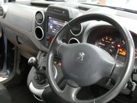 USED 2016 16 PEUGEOT PARTNER 1.6 BLUE HDI S/S TEPEE ALLURE 5d 120 BHP EXCELLENT EXAMPLE &pound;35 ROAD TAX LOW MILEAGE 2 OWNERS 10 SERVICES TO 43K MILES AIR CON DAB RADIO APPLE CARPLAY MIRRORLINK REAR VIEW CAMERA FRONT AND REAR PARKING SENSORS