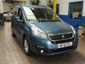 USED 2016 16 PEUGEOT PARTNER 1.6 BLUE HDI S/S TEPEE ALLURE 5d 120 BHP EXCELLENT EXAMPLE &pound;35 ROAD TAX LOW MILEAGE 2 OWNERS 10 SERVICES TO 43K MILES AIR CON DAB RADIO APPLE CARPLAY MIRRORLINK REAR VIEW CAMERA FRONT AND REAR PARKING SENSORS