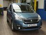USED 2016 16 PEUGEOT PARTNER 1.6 BLUE HDI S/S TEPEE ALLURE 5d 120 BHP EXCELLENT EXAMPLE &pound;35 ROAD TAX LOW MILEAGE 2 OWNERS 10 SERVICES TO 43K MILES AIR CON DAB RADIO APPLE CARPLAY MIRRORLINK REAR VIEW CAMERA FRONT AND REAR PARKING SENSORS