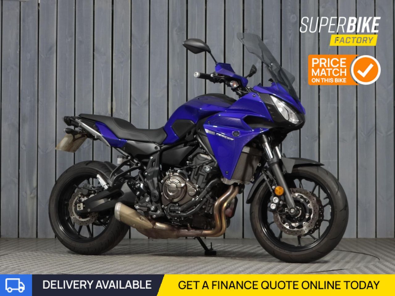 2018 YAMAHA TRACER 700 BLUE with 6630 miles Used Motorbikes