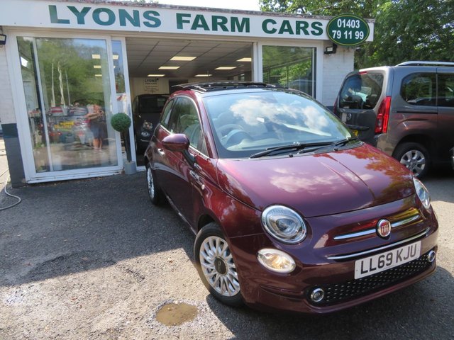 2019 69 Fiat 500 1.2 LOUNGE DUALOGIC 3d 69 BHP NEW SHAPE AUTOMATIC