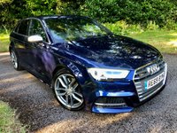 USED 2019 69 AUDI A3 2.0 S3 SPORTBACK TFSI QUATTRO 5d AUTO 296 BHP 1 PRIVATE OWNER WITH FULL AUDI GUILDFORD SERVICE HISTORY,\\FULL LEATHER WITH HEATED FRONT SEATS///SAT-NAV//BLUETOOTH\\CRUISE-CONTROL\\APPLE-PLAY  296 BHP 1 PRIVATE OWNER WITH FULL AUDI GUILDFORD SERVICE HISTORY,\\FULL LEATHER WITH HEATED FRONT SEATS///SAT-NAV//BLUETOOTH\\CRUISE-CONTROL\\\APPLE-PLAY