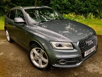 USED 2016 66 AUDI Q5 2.0 TDI QUATTRO S LINE PLUS 5d AUTO 187 BHP FULL LEATHER//SATNAV//BLUETOOTH//DAB//FRONT AND REAR PARK SENSORS\\FULL AUDI MAIN DEALER/ SPECALIST SERVICE HISTORY//POWER-BOOT//NEW MOT 187 BHP FULL LEATHER//SATNAV//BLUETOOTH//DAB//FRONT AND REAR PARK SENSORS\\FULL AUDI MAIN DEALER/ SPECALIST SERVICE HISTORY// NEW CAMBELT/WATER-PUMP A 67,600 MILES///POWER-BOOT