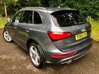 USED 2016 66 AUDI Q5 2.0 TDI QUATTRO S LINE PLUS 5d AUTO 187 BHP FULL LEATHER//SATNAV//BLUETOOTH//DAB//FRONT AND REAR PARK SENSORS\\FULL AUDI MAIN DEALER/ SPECALIST SERVICE HISTORY//POWER-BOOT//NEW MOT 187 BHP FULL LEATHER//SATNAV//BLUETOOTH//DAB//FRONT AND REAR PARK SENSORS\\FULL AUDI MAIN DEALER/ SPECALIST SERVICE HISTORY// NEW CAMBELT/WATER-PUMP A 67,600 MILES///POWER-BOOT