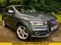 USED 2016 66 AUDI Q5 2.0 TDI QUATTRO S LINE PLUS 5d AUTO 187 BHP FULL LEATHER//SATNAV//BLUETOOTH//DAB//FRONT AND REAR PARK SENSORS\\FULL AUDI MAIN DEALER/ SPECALIST SERVICE HISTORY//POWER-BOOT//NEW MOT 187 BHP FULL LEATHER//SATNAV//BLUETOOTH//DAB//FRONT AND REAR PARK SENSORS\\FULL AUDI MAIN DEALER/ SPECALIST SERVICE HISTORY// NEW CAMBELT/WATER-PUMP A 67,600 MILES///POWER-BOOT