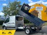 USED 2019 19 FORD TRANSIT 2.0 350 L3 D/CAB TIPPER [ TOOL STORE ] EURO-6 SRW LOW MILEAGE / LIGHT  USE