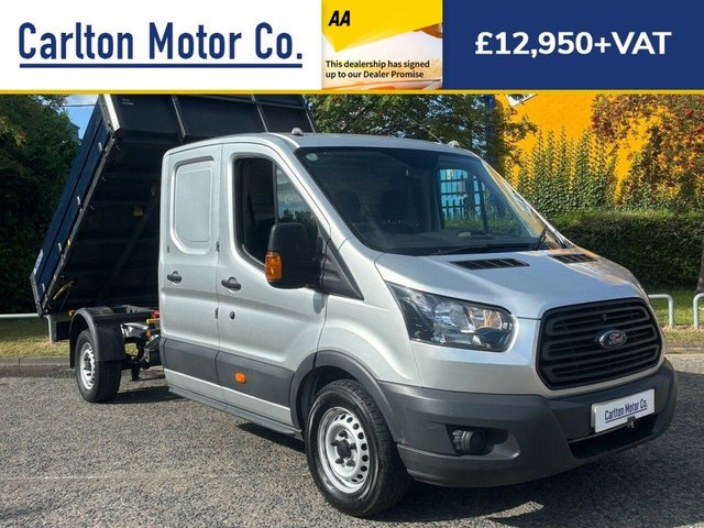 2019 19 Ford Transit 2.0 350 L3 D/CAB TIPPER [ TOOL STORE ] EURO-6 SRW