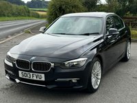 USED 2013 13 BMW 3 SERIES 2.0 320D LUXURY 4d 184 BHP GREAT ECONOMY 70+MPG &pound;35 ROAD TAX