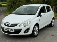 USED 2012 62 VAUXHALL CORSA 1.2 ACTIVE AC 5d 83 BHP NICE SPEC GREAT ECONOMY 60+MPG