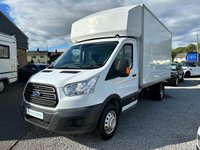 USED 2016 16 FORD TRANSIT 2.2 350 C/C DRW 124 BHP LUTON VAN Palfinger Power Lift