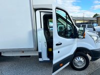 USED 2016 16 FORD TRANSIT 2.2 350 C/C DRW 124 BHP LUTON VAN Palfinger Power Lift