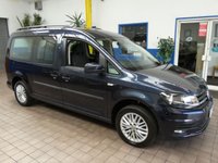 USED 2021 21 VOLKSWAGEN CADDY MAXI 2.0 C20 LIFE TDI 5d 101 BHP WAV WHEEL CHAIR ACCESS VEHICLE 5 SEATS AIR CON BLUETOOTH PARKING SENSORS 1 OWNER SERVICE HISTORY WARRANTY IDEAL FOR A CAMPER CONVERSION 7 SEAT OPTION AVAILABLE