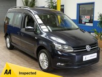 USED 2021 21 VOLKSWAGEN CADDY MAXI 2.0 C20 LIFE TDI 5d 101 BHP WAV WHEEL CHAIR ACCESS VEHICLE 5 SEATS AIR CON BLUETOOTH PARKING SENSORS 1 OWNER SERVICE HISTORY WARRANTY IDEAL FOR A CAMPER CONVERSION 7 SEAT OPTION AVAILABLE