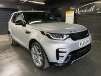 USED 2019 69 LAND ROVER DISCOVERY 5 3.0 SD6 LANDMARK 5d 302 BHP AUTO 4X4 LOVELY 2019 DISCOVERY 5 3.0 SD6 LANDMARK EDITION - ONE OWNER FROM NEW - LANDROVER SERVICE HISTORY - INDUS SILVER - BLACK PACK - 21 INCH ALLOY WHEELS - GLASS PANROOF - HEATED SEATS - HEATED STEERING WHEEL
