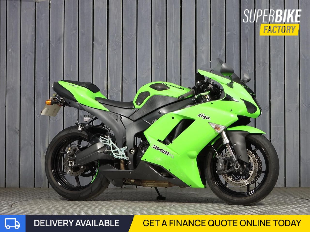 2008 KAWASAKI ZX-6R GREEN with 23089 miles - Used Motorbikes