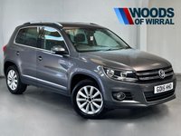 USED 2015 15 VOLKSWAGEN TIGUAN 2.0 MATCH TDI BLUEMOTION TECH 4MOTION DSG 5d 139 BHP F AND R SENSORS+BLUETOOTH+DAB
