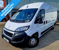 USED 2022 22 PEUGEOT BOXER 2.2 BLUEHDI 335 L3H2 PROFESSIONAL P/V 139 BHP 1 OWNER, SAT NAV, AIR CON, CRUISE