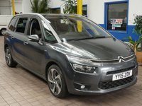 USED 2015 15 CITROEN C4 GRAND PICASSO 2.0 BLUEHDI EXCLUSIVE PLUS 5d 148 BHP &pound;20 ROAD TAX 7 SEATS SAT NAV PANORAMIC SUNROOF REAR VIEW CAMERA PART LEATHER INTERIOR CRUISE CONTROL PARKING SENSORS 2 OWNERS SERVICE HISTORY