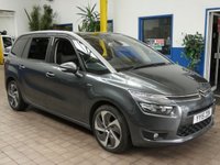 USED 2015 15 CITROEN C4 GRAND PICASSO 2.0 BLUEHDI EXCLUSIVE PLUS 5d 148 BHP &pound;20 ROAD TAX 7 SEATS SAT NAV PANORAMIC SUNROOF REAR VIEW CAMERA PART LEATHER INTERIOR CRUISE CONTROL PARKING SENSORS 2 OWNERS SERVICE HISTORY