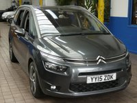 USED 2015 15 CITROEN C4 GRAND PICASSO 2.0 BLUEHDI EXCLUSIVE PLUS 5d 148 BHP &pound;20 ROAD TAX 7 SEATS SAT NAV PANORAMIC SUNROOF REAR VIEW CAMERA PART LEATHER INTERIOR CRUISE CONTROL PARKING SENSORS 2 OWNERS SERVICE HISTORY
