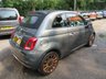 USED 2017 17 FIAT 500C 0.9 CONVERTIBLE TWINAIR LOUNGE 3d 105 BHP *�&pound;2,000+ EXTRAS* *&pound;2,000+ factory fitted extras including; Full Black Leather Seats with Ivory Ambience and Black Roof, 7" HD Touchscreen with 3D Navigation & DAB Radio, 16" Diamond Finish Rose Gold Alloy Wheels + matching Mirror Covers, Chrome Bonnet Trim & Groove Metal Grey Metallic Finish*