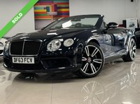 USED 2014 63 BENTLEY CONTINENTAL 4.0 GTC V8 2d 500 BHP FULL BENTLEY SERVICE HISTORY + NAIM + MASSAGE + ADAPTIVE!!