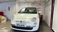 USED 2014 14 FIAT 500 1.2 LOUNGE 3d 69 BHP LOW RATE FINANCE AVAILABLE + RAC PLATINUM WARRANTY INCLUDED