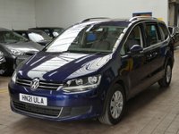 USED 2021 21 VOLKSWAGEN SHARAN 1.4 SE NAVIGATION TSI DSG 5d 148 BHP 7 SEATS SAT NAV CRUISE CONTROL  PARKING SENSORS 1 OWNER SERVICE HISTORY WARRANTY